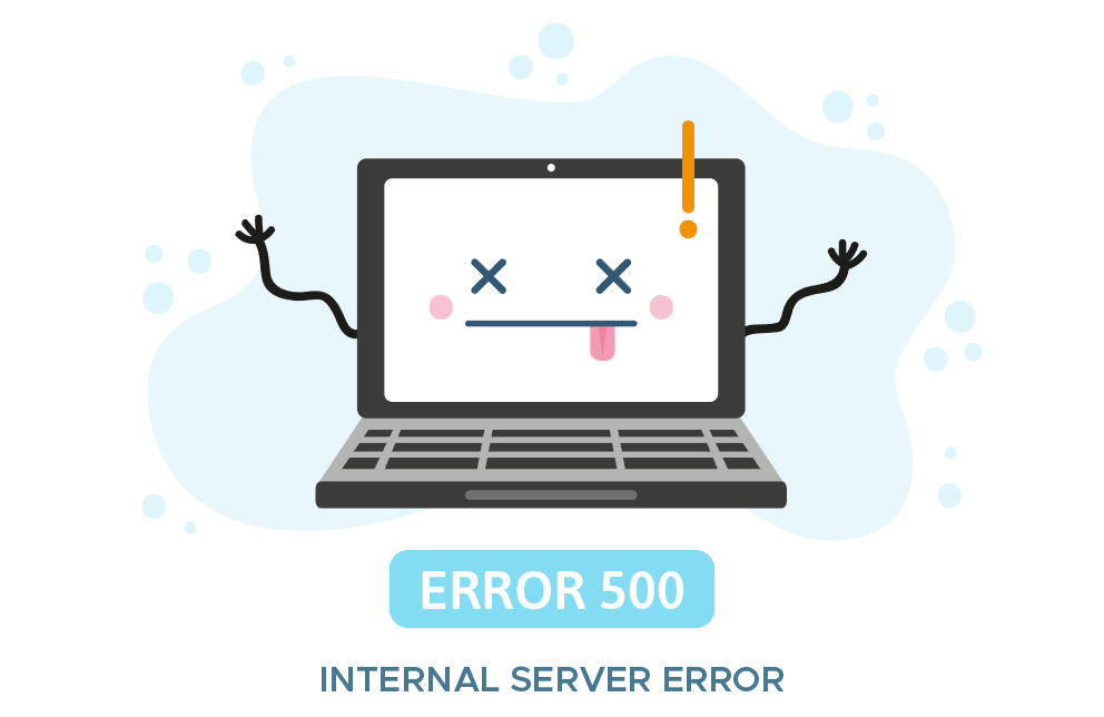 error 500 - página no encontrada
